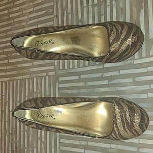 Animal Print Festive Heels